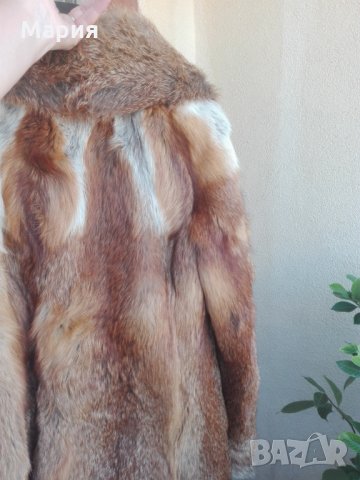  Палто от естествен косъм Лисица, снимка 9 - Палта, манта - 16630110