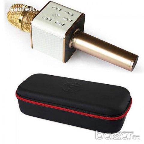 Безжичен Блутут Караоке Микрофон с вграден говорител BT Microphone Q7, снимка 3 - Караоке - 18978018