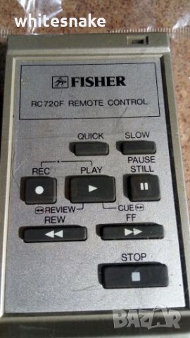FISHER RC-720F дистанционно управление за ТВ/Видеорекордери, снимка 6 - Дистанционни - 22742926