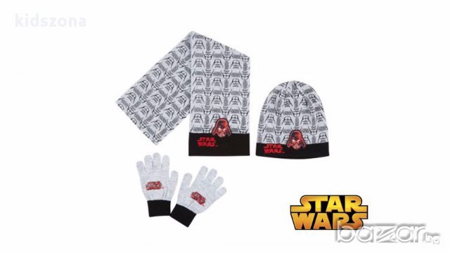 Намалени! Шапка, шал и ръкавици Star Wars и Angry Birds, снимка 2 - Шапки, шалове и ръкавици - 15993020