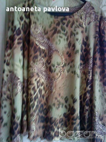 блуза леопарди - ликра 