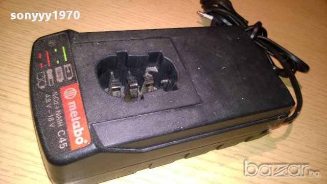 metabo-c45 4.8-18voltts/2amp-зарядно-внос швеицария