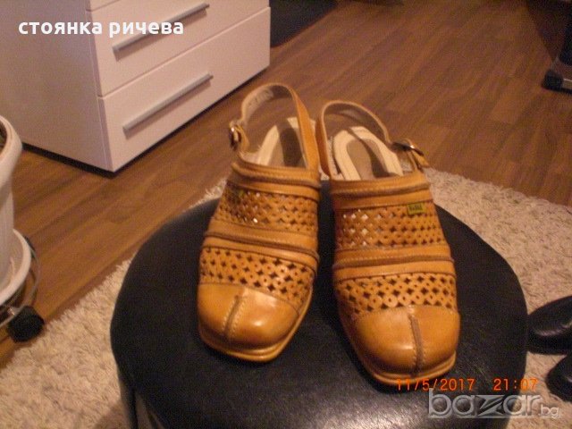 продавам дамски сандали-естествена кожа, снимка 2 - Сандали - 18239373