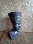 Черна каменна статуетка на Египетска Богиня от Кайро, снимка 2