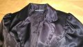 Тънко тъмнокафяво вталено елегантно сако на ELIZABETH р-р 48, снимка 1 - Сака - 25568317
