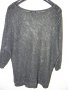 Сива ефектна блуза, снимка 1 - Блузи с дълъг ръкав и пуловери - 19918076