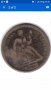 Rare USA SEATED LIBERTY SILVER DIME 1872- Philadelphia Mint