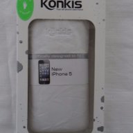Бял калъф, естествена кожа за iPhone 5,5с,5s., снимка 1 - Apple iPhone - 16699787