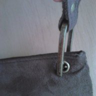 НОВА Кафява чанта с ресни , снимка 3 - Чанти - 17240883