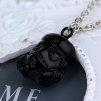 ✨ 🚀Star Wars - Storm Trooper - Черна Маска - колие (Healm), снимка 3 - Колиета, медальони, синджири - 21665179
