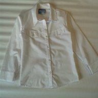Детска риза за момиче, бяла,елегантна,изчистена линия, снимка 1 - Детски ризи - 9537607