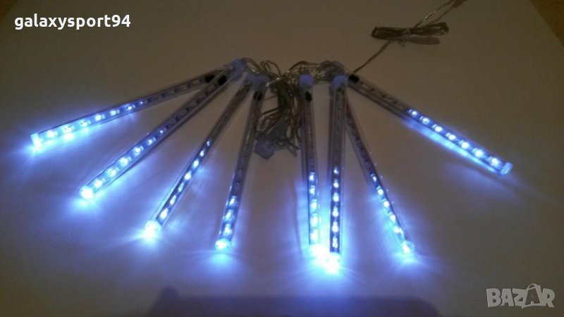 Бяла ЛЕД Украса Декорация Различни модели Коледна LED WHITE + фактури, снимка 1