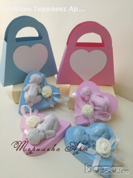 Красиви подаръци за гости със сладко бебенце, снимка 1