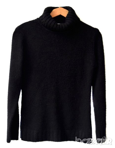 Camaieu Un Monde дамски черен пуловер поло, снимка 1