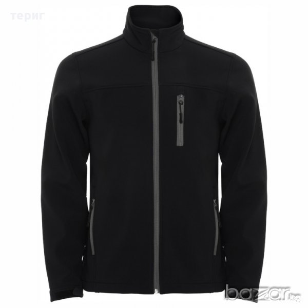 Черно мъжко вталено яке ROLY, снимка 1