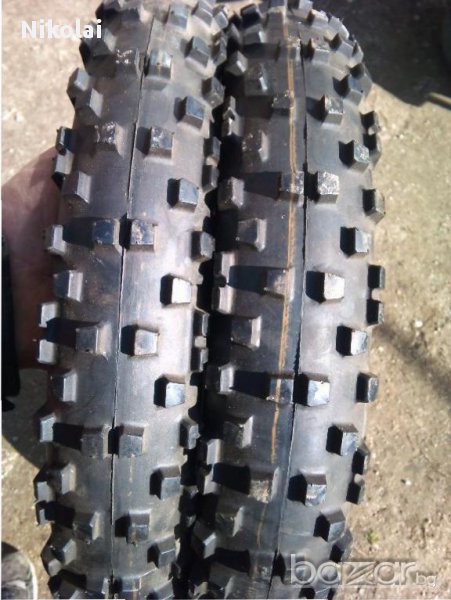 2бр чисто нови гуми 80/90R12 Vee Rubber -2.50R12, снимка 1