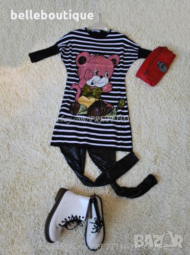 Маркова зимна рокля с пайети, снимка 1