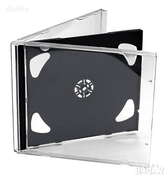 Нова двойна CD BOX 10mm black, Jewel Case for 2cd - черна кутия , снимка 1