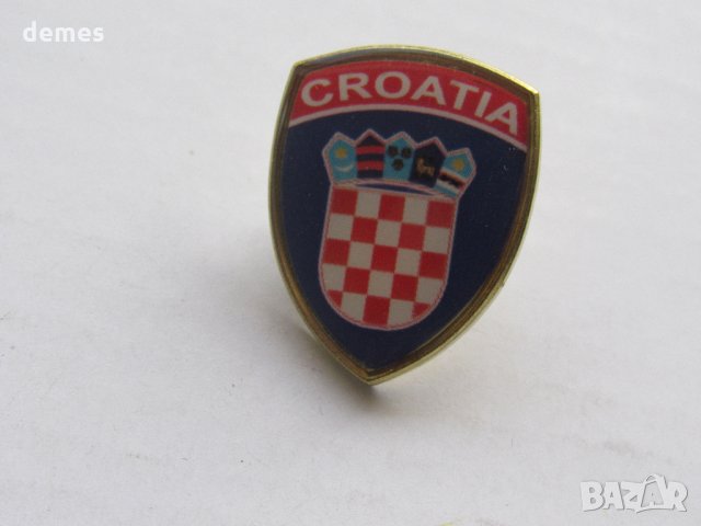  Значка - емблема на Хърватска, снимка 5 - Колекции - 24641540