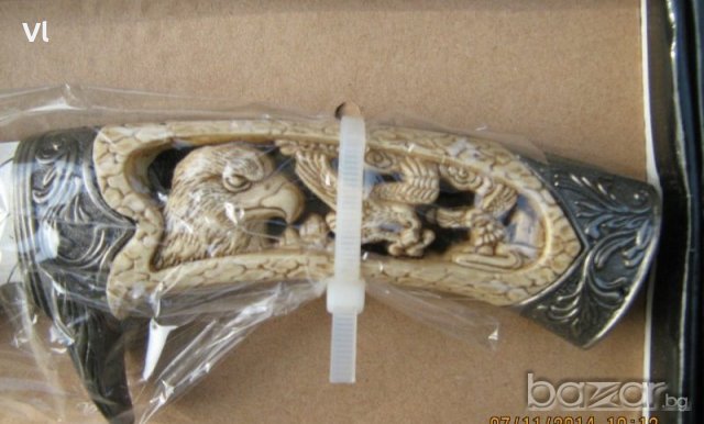 Колекцонерски ловен нож -180 / 310 - 5 модела ( Елен, Мечка, Вълк, Орел, Дракон), снимка 12 - Ножове - 19109809