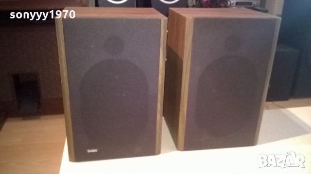 saba b150 hifi 2x50w/8ohm-38х25х21см-внос швеицария