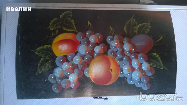 стара дървена кутия, снимка 3 - Антикварни и старинни предмети - 12360745