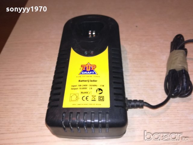 top craft 10.8v/2amp-battery charger-made in belgium, снимка 18 - Други инструменти - 20712029