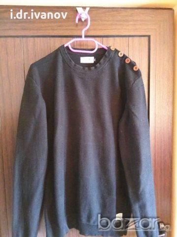 Jack & Jones черна мъжка блуза , снимка 1 - Блузи - 20692752