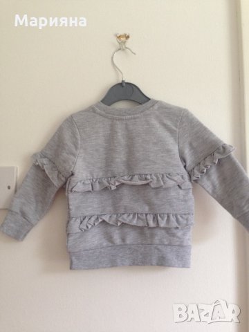 нова блуза с дълъг ръкав за момиче 6-9мес., снимка 7 - Бебешки блузки - 22006643