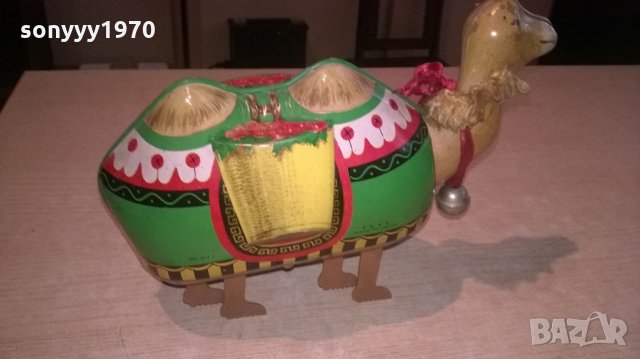 камила-метална ретро играчка с механика-25х18х10см, снимка 4 - Колекции - 22006812