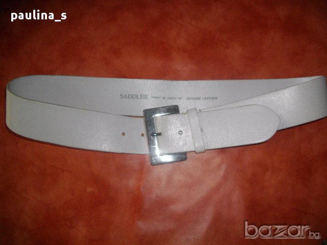 Колан brand's belt "Saddler" genuine leather / токата е с печат 925 , снимка 2 - Колани - 14532536