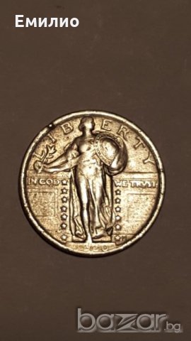 Scarce USA QUARTER DOLLAR 1920 VF, снимка 7 - Нумизматика и бонистика - 20074234