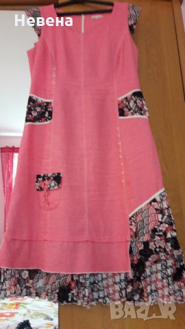 Лятна рокля от лен, снимка 2 - Рокли - 21638376