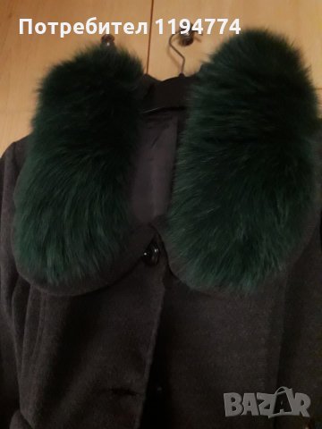 Зимно палто 100% вълнен кашмир, снимка 2 - Якета - 23102484