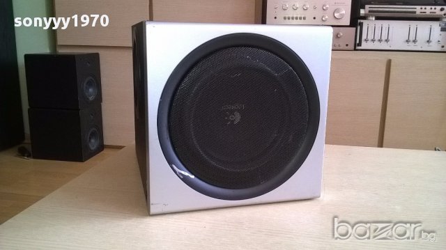 SOLD OUT-Logitech z-2300 subwoofer-40х30х30см-с усилвател-внос швеицария, снимка 11 - Тонколони - 17558537