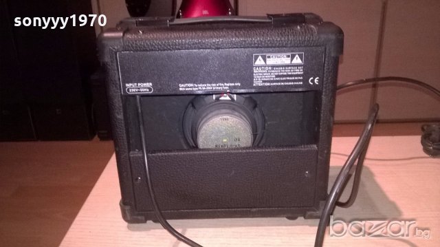 китарен усилвател-кубе-25х23х13см-внос англия, снимка 6 - Ресийвъри, усилватели, смесителни пултове - 19656783