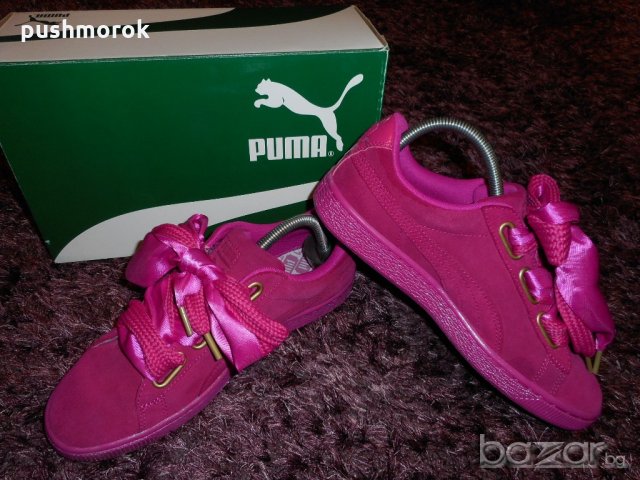 Puma Suede Heart Satin Wmns, снимка 4 - Кецове - 21461674