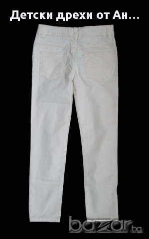 Памучен Бежов панталон на Denim Co, 7-8год./128см., снимка 3 - Детски панталони и дънки - 14276377