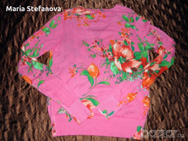 Цикламена жилетка на цветя, снимка 3 - Жилетки - 19111411