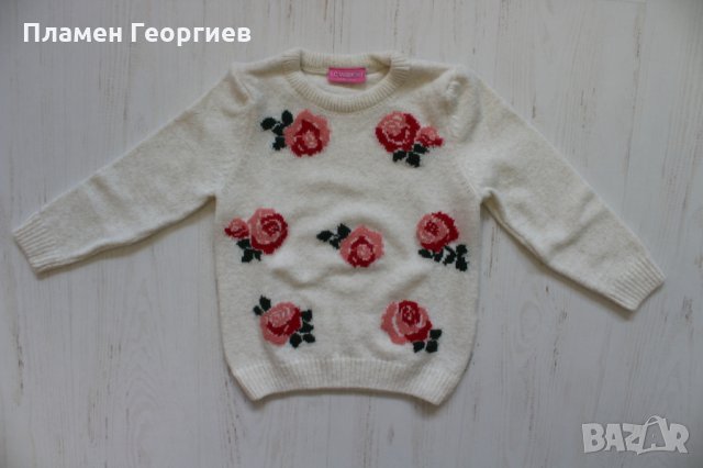 Фин и мек пуловер LC Waikiki на рози, снимка 1 - Детски пуловери и жилетки - 25567112