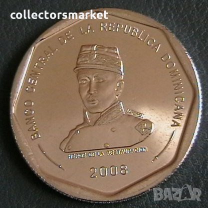 25 песо 2008, Доминиканска република