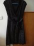 малка черна рокля от кадифе, снимка 1 - Рокли - 15015067