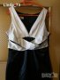 Дам.рокля-"Vitsio"-/полиес.+ликра/-цвят-черна+бяло. Закупена от Италия., снимка 1 - Рокли - 22610816