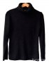Camaieu Un Monde дамски черен пуловер поло, снимка 1 - Блузи с дълъг ръкав и пуловери - 20058648