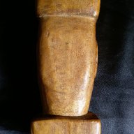 Стара дървена фигура , снимка 4 - Декорация за дома - 16620546