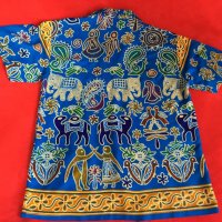 Мъжка лятна пъстра риза къс ръкав от Тайланд  М L, снимка 5 - Ризи - 25727734