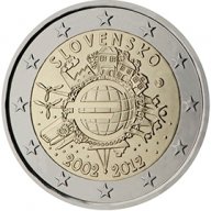 2 Евро монети (възпоменателни) емитирани 2012г(10-та годишнина от въвеждането на еврото), снимка 6 - Нумизматика и бонистика - 16027773