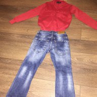 Dsquared детски дънки и пуловер , снимка 5 - Детски панталони и дънки - 16634037