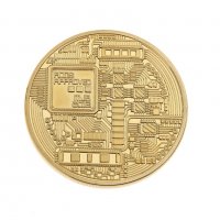 Bitcoin Биткойн колекционерска позлатена монета Промоция, снимка 5 - Подаръци за рожден ден - 20013523