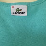 Дамски потник/топ тюркоаз Lacoste оригинал , снимка 7 - Потници - 18352983